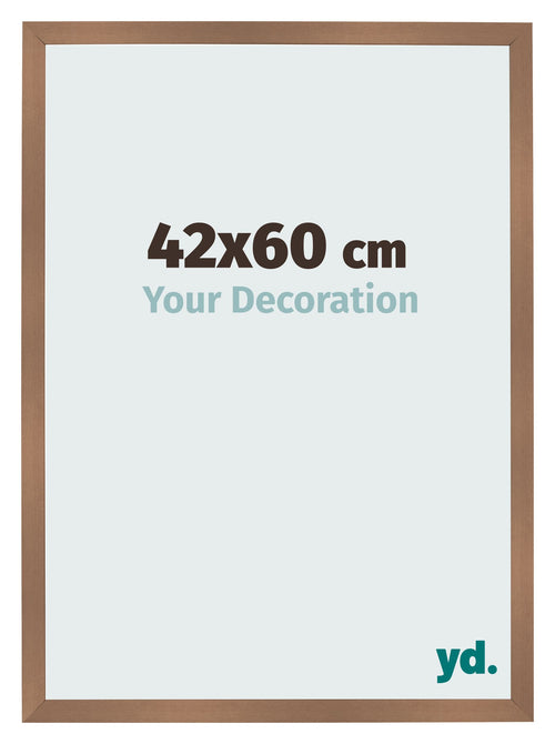 Fotokader 42x60cm Koper Decor MDF Bologna Voorzijde Maat | Yourdecoration.be