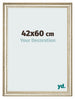 Fotokader 42x60cm Metaalglans MDF Lazio Voorzijde Maat | Yourdecoration.be