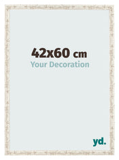 Fotokader 42x60cm Wit Vintage MDF Bologna Voorzijde Maat | Yourdecoration.be