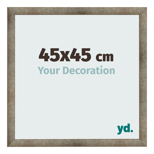 Fotokader 45x45 cm Metaal Vintage MDF Bologna Voorzijde Maat | Yourdecoration.be