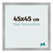 Fotokader 45x45cm Aluminium Geborsteld MDF Bologna Voorzijde Maat | Yourdecoration.be