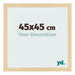 Fotokader 45x45cm Beuken Decor MDF Bologna Voorzijde Maat | Yourdecoration.be