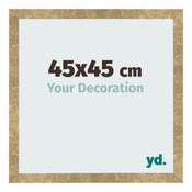 Fotokader 45x45cm Goud Antiek MDF Bologna Voorzijde Maat | Yourdecoration.be