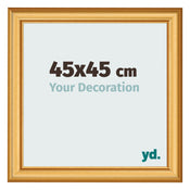 Fotokader 45x45cm Goud Mat MDF Lazio Voorzijde Maat | Yourdecoration.be