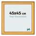 Fotokader 45x45cm Goud Mat MDF Lazio Voorzijde Maat | Yourdecoration.be