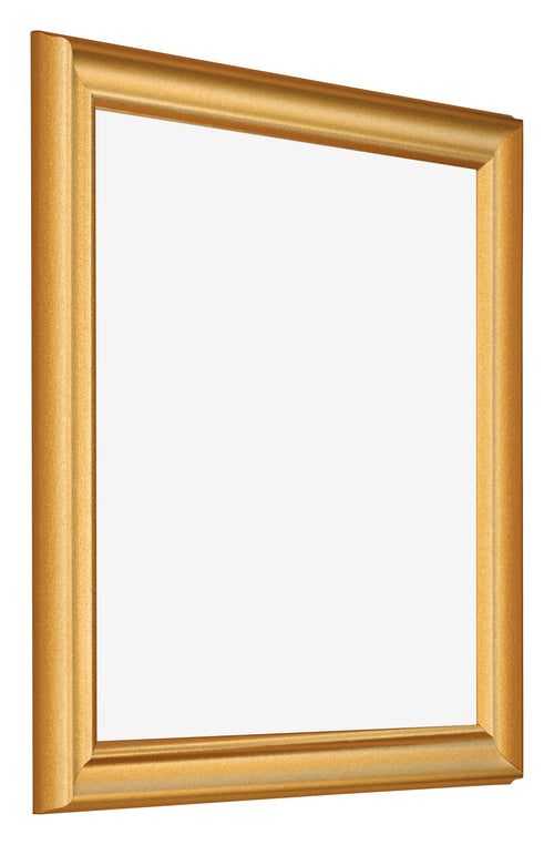 Fotokader 45x45cm Goud Mat MDF Lazio Voorzijde Schuin | Yourdecoration.be