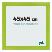Fotokader 45x45cm Groen MDF Pisa Voorzijde Maat | Yourdecoration.be