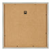 Fotokader 45x45cm Zilver Mat MDF Bologna Achterzijde | Yourdecoration.be