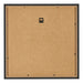 Fotokader 45x45cm Zwart Houtnerf MDF Bologna Achterzijde | Yourdecoration.be