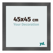 Fotokader 45x45cm Zwart Mat MDF Pisa Voorzijde Maat | Yourdecoration.be