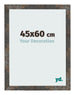 Fotokader 45x60 cm Geoxideerd Metaal MDF Bologna Voorzijde Maat | Yourdecoration.be