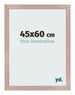 Fotokader 45x60 cm Oudroze MDF Bologna Voorzijde Maat | Yourdecoration.be