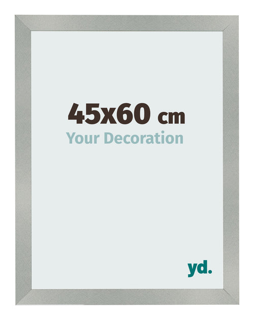 Fotokader 45x60cm Aluminium Geborsteld MDF Bologna Voorzijde Maat | Yourdecoration.be