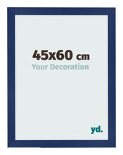Fotokader 45x60cm Donkerblauw Geveegd MDF Bologna Voorzijde Maat | Yourdecoration.be