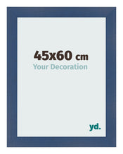 Fotokader 45x60cm Donkerblauw Geveegd MDF Pisa Voorzijde Maat | Yourdecoration.be