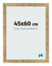 Fotokader 45x60cm Goud Antiek MDF Bologna Voorzijde Maat | Yourdecoration.be