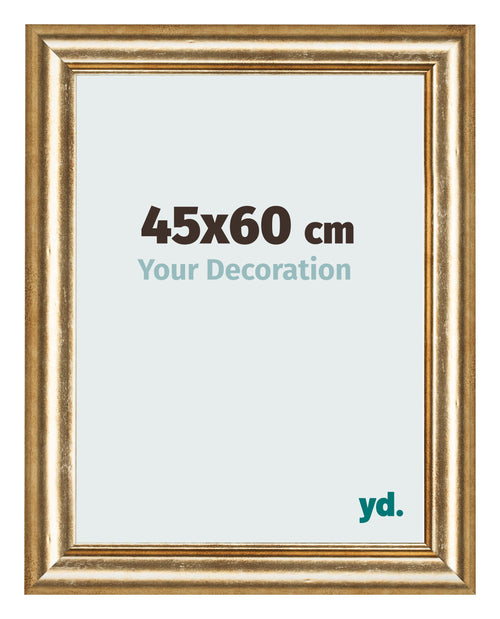Fotokader 45x60cm Goud Antiek MDF Lazio Voorzijde Maat | Yourdecoration.be