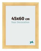 Fotokader 45x60cm Goud Mat MDF Pisa Voorzijde Maat | Yourdecoration.be