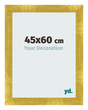 Fotokader 45x60cm Goud Vintage MDF Pisa Voorzijde Maat | Yourdecoration.be