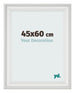 Fotokader 45x60cm Wit Geveegd MDF Lazio Voorzijde Maat | Yourdecoration.be