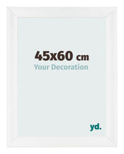 Fotokader 45x60cm Wit Hoogglans MDF Pisa Voorzijde Maat | Yourdecoration.be