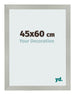 Fotokader 45x60cm Zilver Mat MDF Bologna Voorzijde Maat | Yourdecoration.be