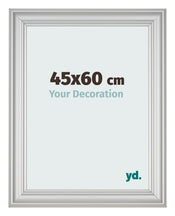 Fotokader 45x60cm Zilver Mat MDF Lazio Voorzijde Maat | Yourdecoration.be