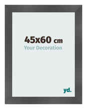 Fotokader 45x60cm Zwart Mat MDF Pisa Voorzijde Maat | Yourdecoration.be