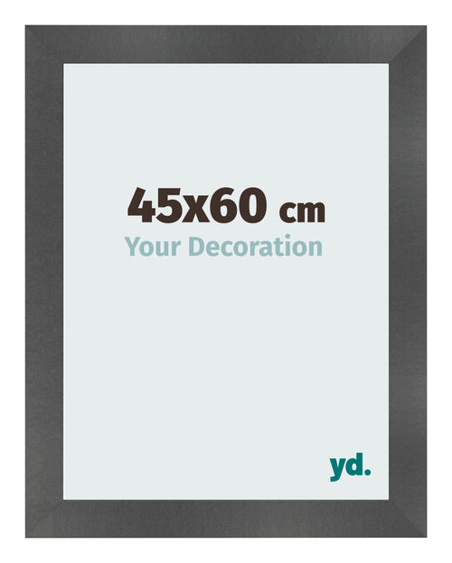Fotokader 45x60cm Zwart Mat MDF Pisa Voorzijde Maat | Yourdecoration.be