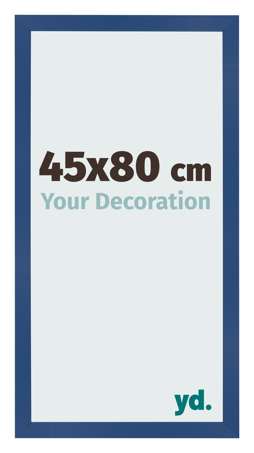 Fotokader 45x80 cm Donkerblauw MDF Bologna Voorzijde Maat | Yourdecoration.be