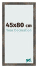 Fotokader 45x80 cm Geoxideerd Metaal MDF Bologna Voorzijde Maat | Yourdecoration.be