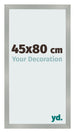 Fotokader 45x80cm Aluminium Geborsteld MDF Bologna Voorzijde Maat | Yourdecoration.be