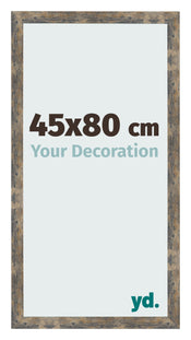 Fotokader 45x80cm Blauw Goud Gemeleerd MDF Bologna Voorzijde Maat | Yourdecoration.be