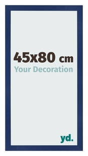 Fotokader 45x80cm Donkerblauw Geveegd MDF Bologna Voorzijde Maat | Yourdecoration.be
