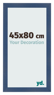 Fotokader 45x80cm Donkerblauw Geveegd MDF Pisa Voorzijde Maat | Yourdecoration.be