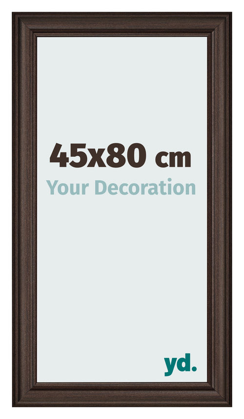 Fotokader 45x80cm Eiken Donker MDF Lazio Voorzijde Maat | Yourdecoration.be