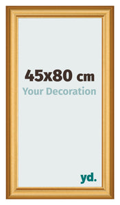 Fotokader 45x80cm Goud Mat MDF Lazio Voorzijde Maat | Yourdecoration.be