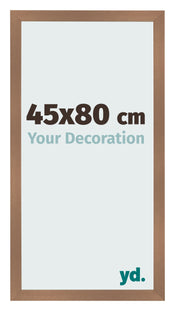 Fotokader 45x80cm Koper Decor MDF Bologna Voorzijde Maat | Yourdecoration.be