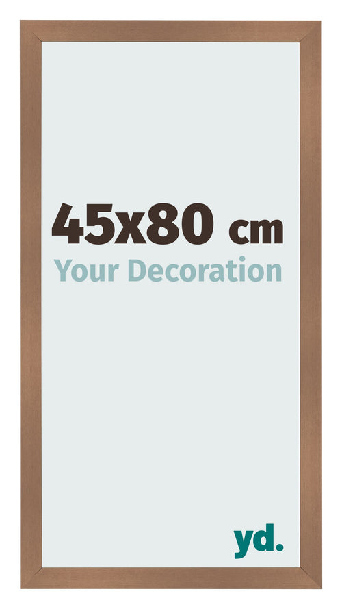Fotokader 45x80cm Koper Decor MDF Bologna Voorzijde Maat | Yourdecoration.be