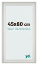 Fotokader 45x80cm Wit Geveegd MDF Lazio Voorzijde Maat | Yourdecoration.be
