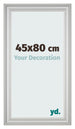 Fotokader 45x80cm Zilver Mat MDF Lazio Voorzijde Maat | Yourdecoration.be