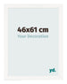 Fotokader 46x61 cm Wit Hoogglans MDF Bologna Voorzijde Maat | Yourdecoration.be