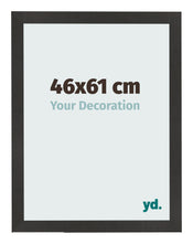 Fotokader 46x61 cm Zwart Mat MDF Bologna Voorzijde Maat | Yourdecoration.be