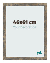Fotokader 46x61cm Blauw Goud Gemeleerd MDF Bologna Voorzijde Maat | Yourdecoration.be