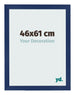 Fotokader 46x61cm Donkerblauw Geveegd MDF Bologna Voorzijde Maat | Yourdecoration.be