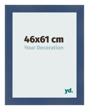 Fotokader 46x61cm Donkerblauw Geveegd MDF Pisa Voorzijde Maat | Yourdecoration.be