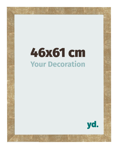 Fotokader 46x61cm Goud Antiek MDF Bologna Voorzijde Maat | Yourdecoration.be