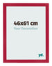 Fotokader 46x61cm Rood MDF Bologna Voorzijde Maat | Yourdecoration.be