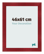 Fotokader 46x61cm Wijnrood Geveegd MDF Pisa Voorzijde Maat | Yourdecoration.be