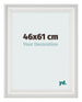 Fotokader 46x61cm Wit Geveegd MDF Lazio Voorzijde Maat | Yourdecoration.be